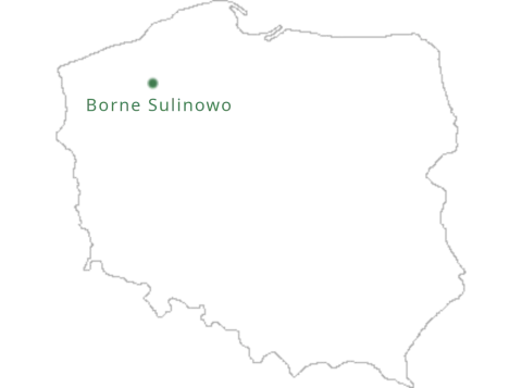 Mapa Bornego Sulinowa